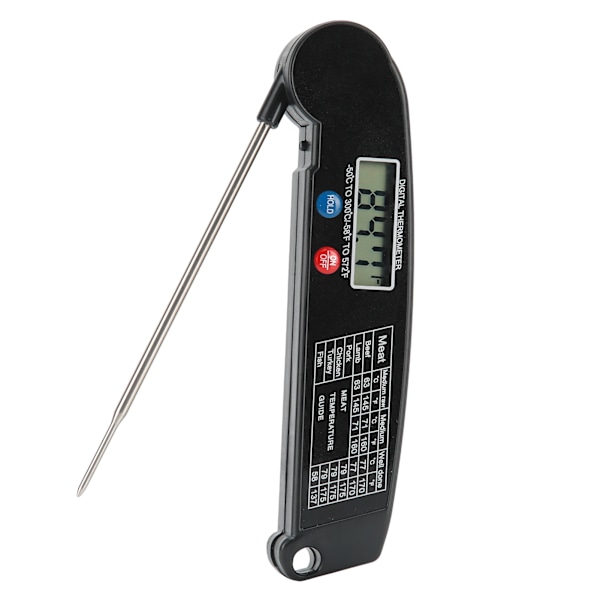 Innovativ Digital Matlagningstermometer, Automatisk På/Av-teknik för Snabb Matlagning Inomhus och Utomhus, Brett Område (-58°F till +572°F) med Hög Noggrannhet
