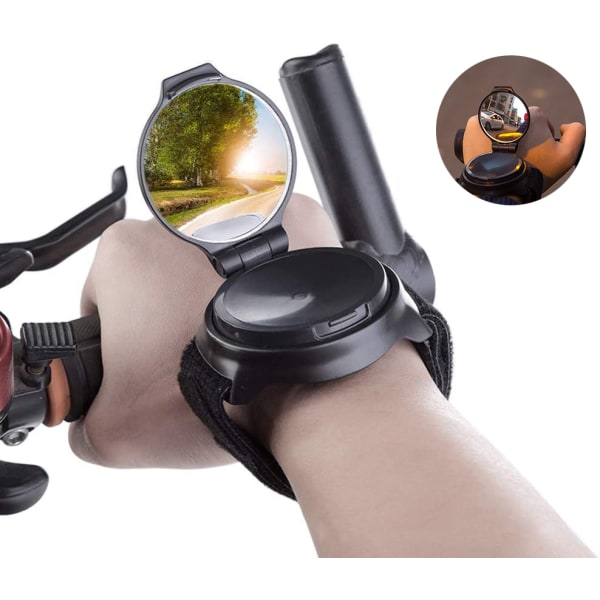 Armbånd Cykel Bak Spejl, Roterende Spejl Bak Spejl