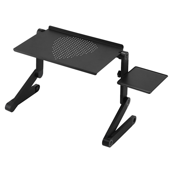 Mångsidigt Laptopställ, Portabelt Vikbart Skrivbord för Arbete Överallt, Ergonomisk Höjdjustering, Aluminiumlegeringskonstruktion, Lämpligt för Hemmet