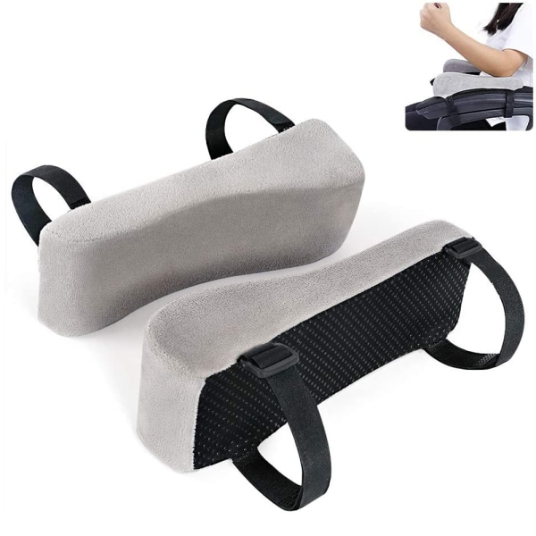 1 par Memory Foam Arm Rest Kontorstol Armleneputer og