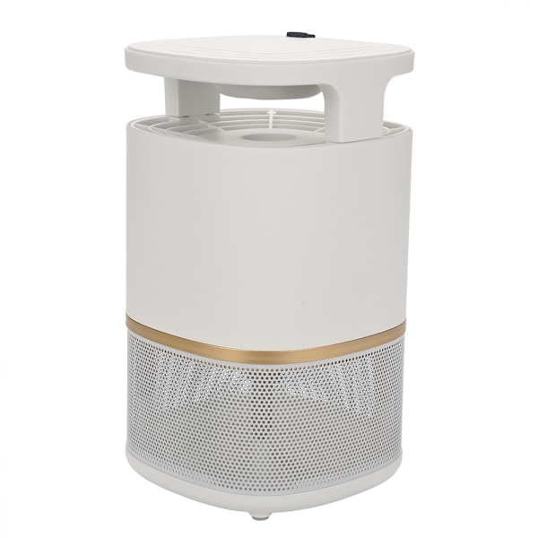 Lysstyrt USB-lading UV-lampe Myggdreper Buzz Fly Insekt Bug Killer (Hvit)