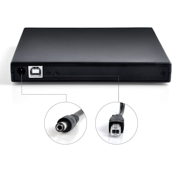 Ulkoinen DVD-asema CD-polttimella (COMBO), USB-liitäntä,