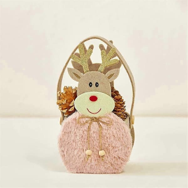 Jule slikpose rensdyrpose vintergaver slik -pose- designartikler til jul vinter hvid