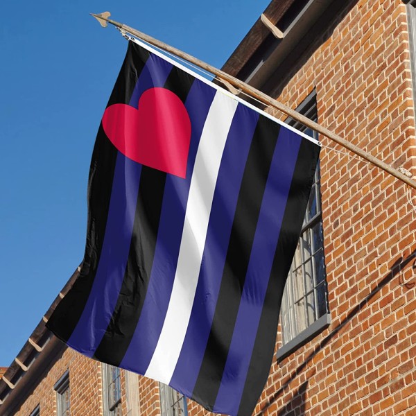 Læder Pride Flag 3×5 Fod Regnbue Flag, Regnbue Flag