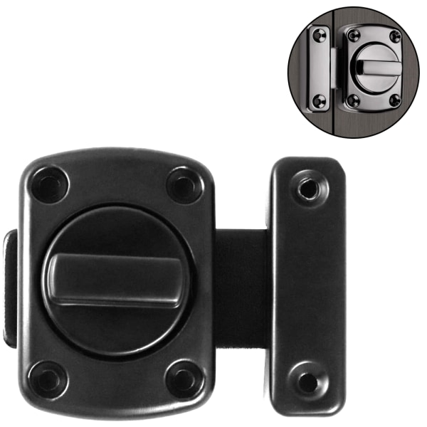 Door latch anti-theft device brushed stainless steel door lock