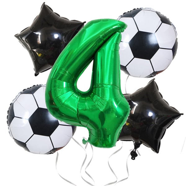 Gigantisk ballongnummer, ballonger til bursdager, fotballdekorasjoner