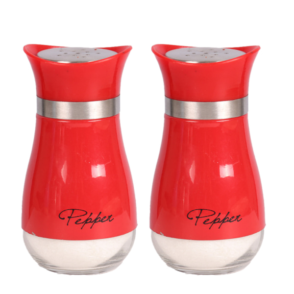 Salt og peber shakers Elegant med klar glasbund | Kompakt