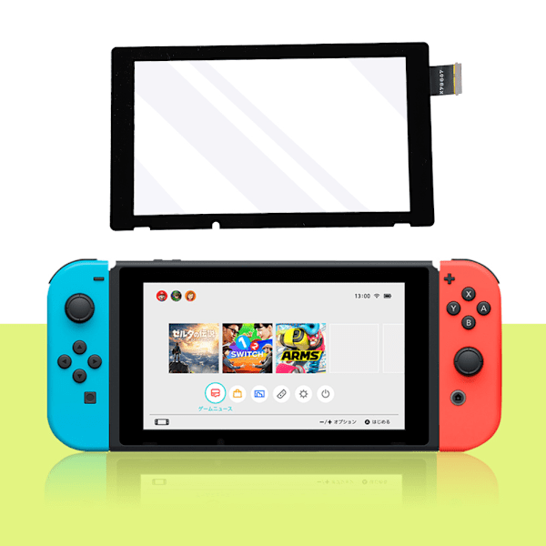 Kosketusnäytön LCD-näyttöpelikasetin vaihto sopii Nintendo Switchiin