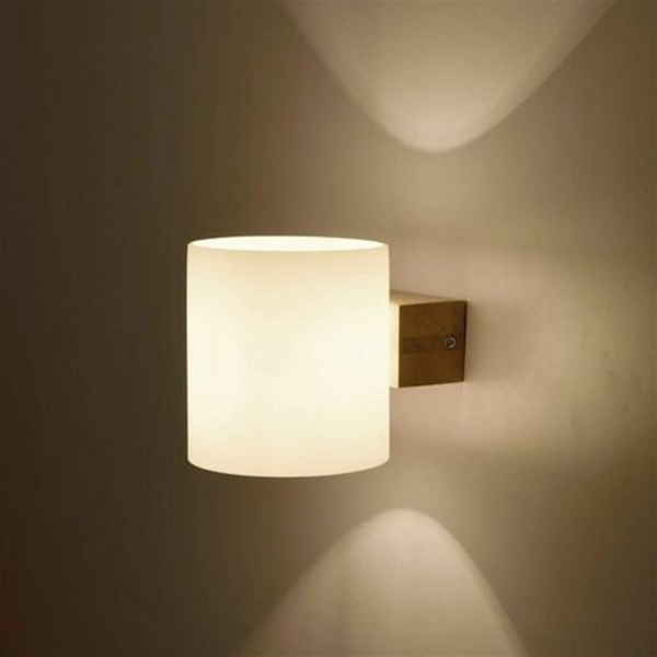 Moderne væglamper lampe dekoreret i træ til stue soveværelse gang trappe