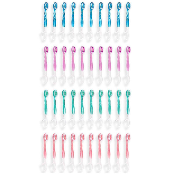 40-pack Mini Disposable Travel Toothbrushes - 5 in 1 Function[TT]