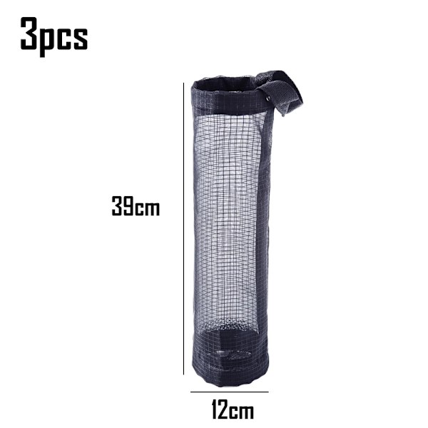 Plastposeholder Pustende Mesh Hængende Opbevaringsdispensere
