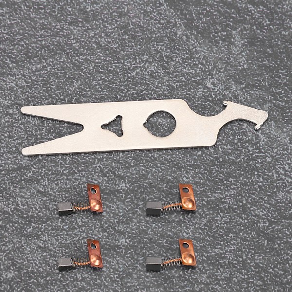2 par kolborstnyckel set nagelborrmaskin handstycke tillbehör reservdel
