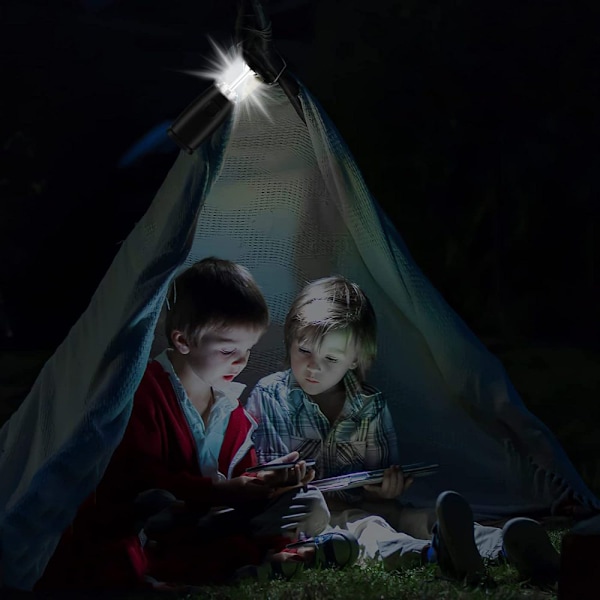 Alftek 6 LED Solar Håndsveivet Dynamo LED Lys / Lykt / Lampe for Utendørs Camping / Jakt / Fotturer / Seiling