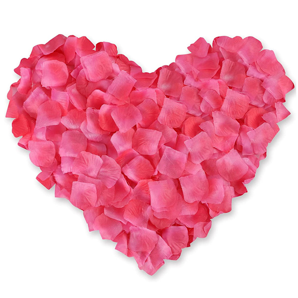 12 påsar konstgjorda rosenblad, non-woven blomblad för