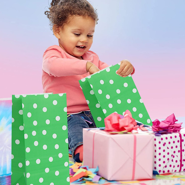 Party Favor Bags 30 st Goodie Bags, Rainbow Party Bags för