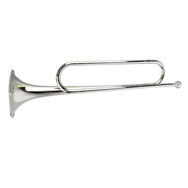 Bb-bugle i messing, retro standard trompet, musikkinstrument for skoleband, kavalerikorps og orkester