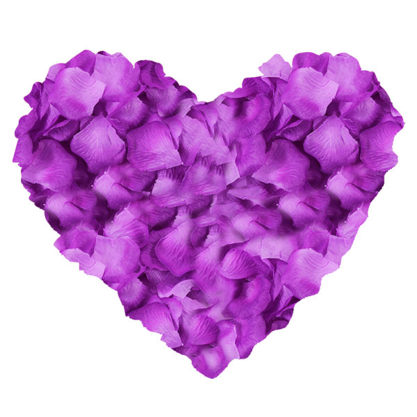 12 poser kunstige roseblader, ikke-vevde blomsterblader for