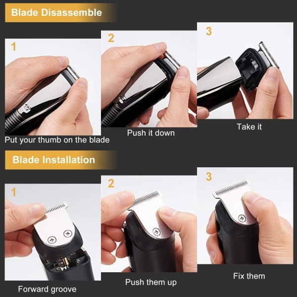 Hårklippare för män, hårtrimmer för män/barn/bebis/frisörhår