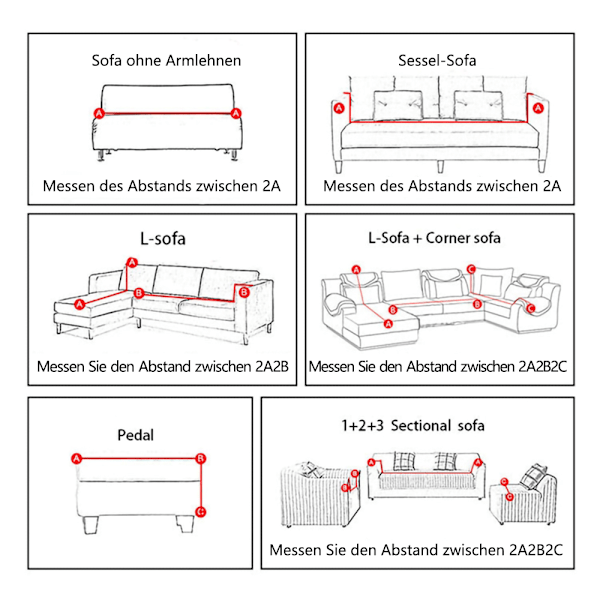 Stretch Anti Slip Soffa Överdrag, Jacquard Soffa Överdrag, Mjuk Möbelskydd för Soffa för Vardagsrum