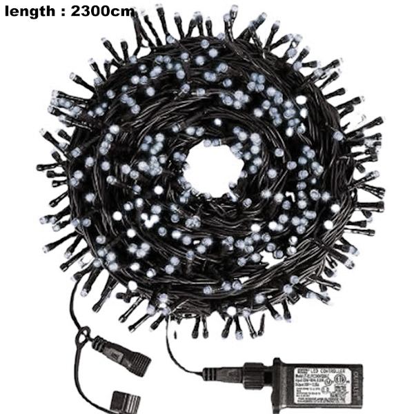 LED String Lights, 72ft 200 LED Fairy Lights, 8 lägen, lågvolta White