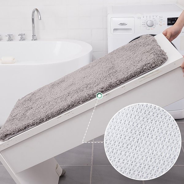 Badematte 40 x 60 cm, badematte, badematte sklisikker, vaskbar, absorberende, fluffy, badematte til badekaret