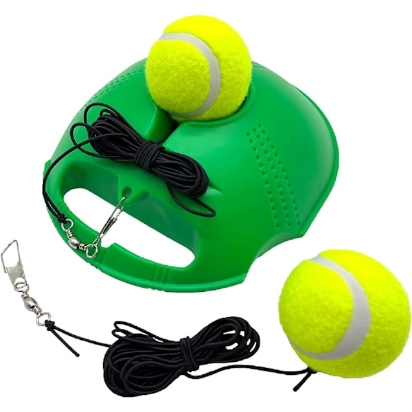 Tennis Trainer Självträningsreturbass Tennis Träningsutrustning med 1 Strängbollar