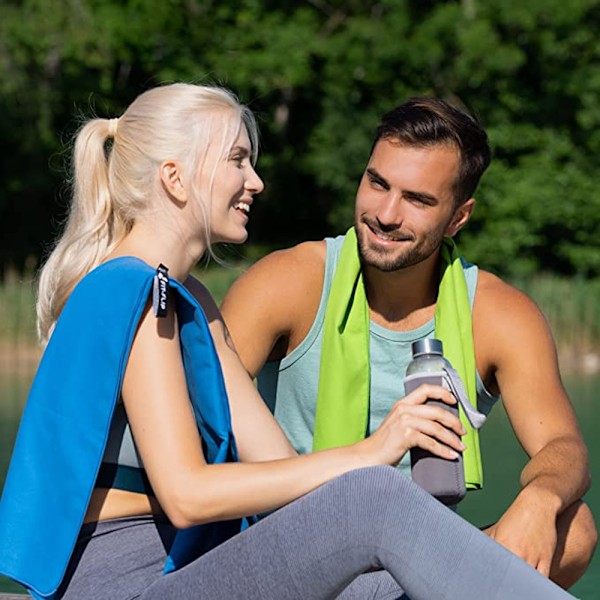 Utomhus Mikrofiber Camping Handduk Snabbtorkande Lätt - Quic