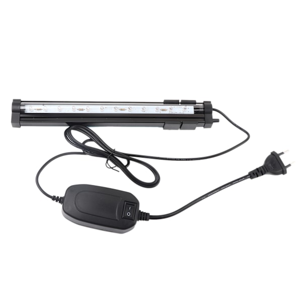 Multifunktionel LED farverig lysstrimmel boblelys bar til akvarium fiske tank 100-240v EU(DB-30 )