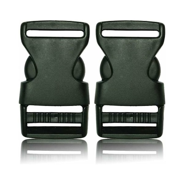 Mustat muoviset soljet 20mm, 25mm, 30mm, 40mm, 50mm Pikasolki, hihnasolki.Gu.B/hyvä