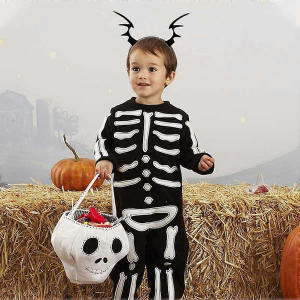 Halloween Edderkop Hårbånd til Cosplay 6 Stk. Sorte Filthår Tilbehør
