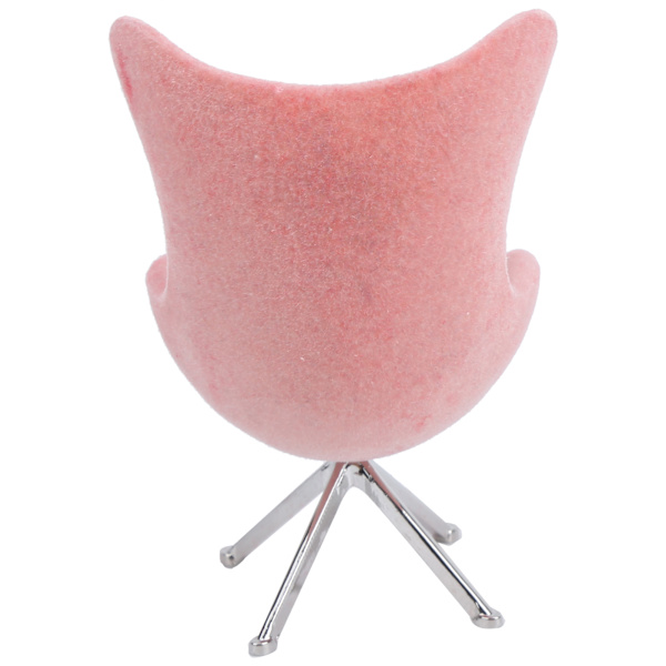Miniature stol mini flok sofa møbelmodel dekoration 1:12 dukkehus tilbehørPink