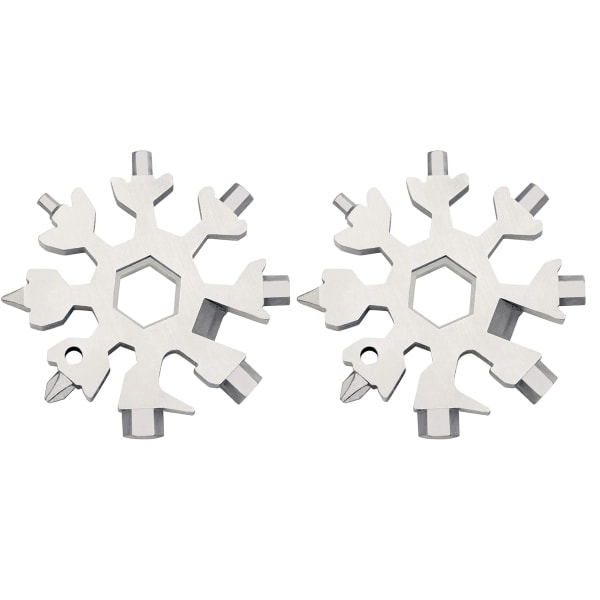 Gaver til menn - 18-i-1 Snowflakes Multi-Tool, Gadgets for Men,