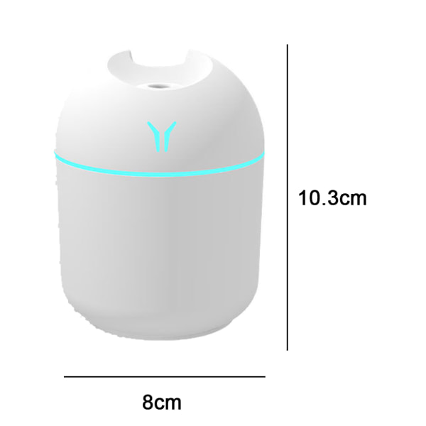 Bærbar mini luftfukter, liten kjølig luftfukter, USB