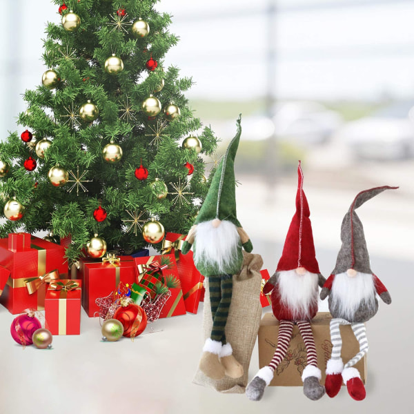 de Noel - 3-pack jultomtar - Juldekorationer — tomte sca