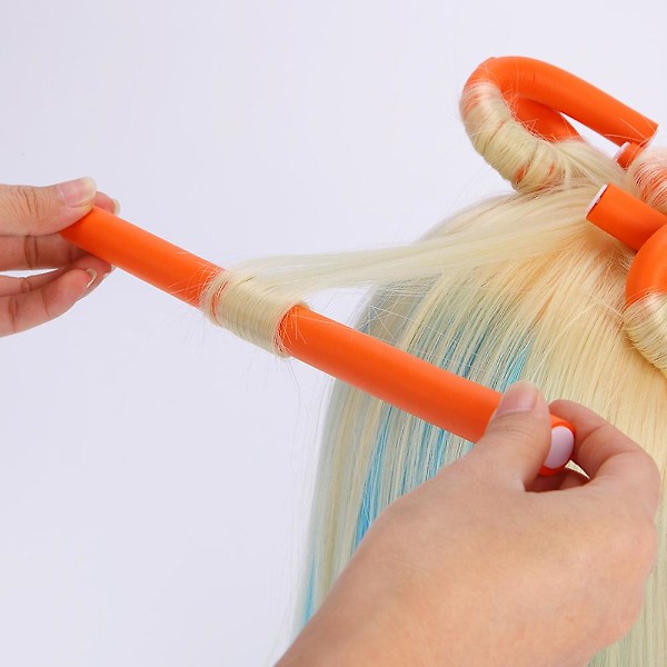 Skumhårrullar, hårrullar set flexibla lätta mjuka skumstylinghårrullar, hårstyling locktänger för frisörsalong eller gör-det-själv, styling