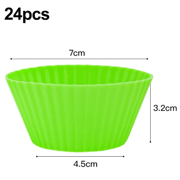 Silikone Mini Cupcake Holdere, Mini Cupcake Liners, Bagværk &