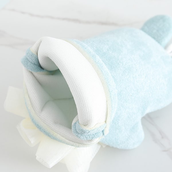 Barnebadehåndkle Dual-Purpose Cartoon Sponge Baby Bath