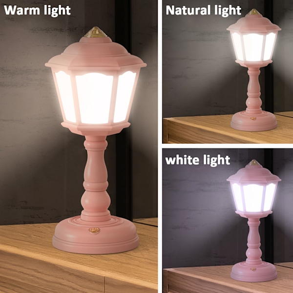 Mini bordlampe dekorativ LED natlampe sengebord natbord L