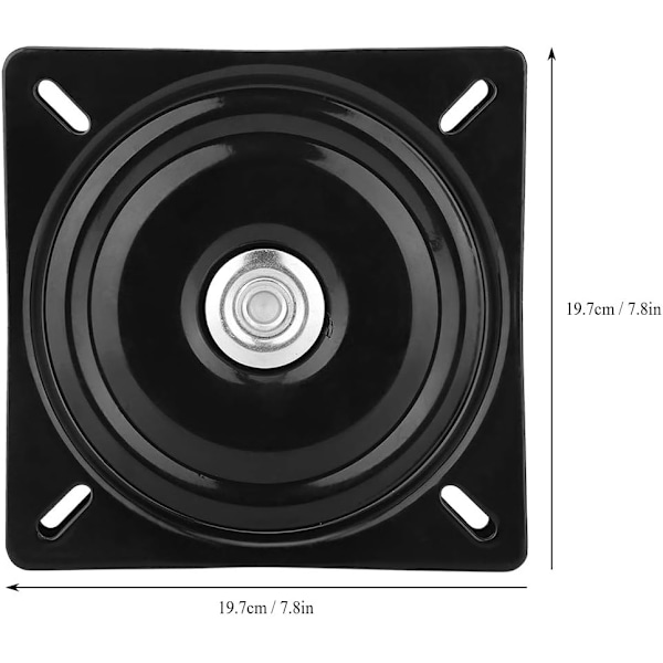 Universal 360 Graders Heavy Duty Drejelige Plader Barstol Drejelig Udskiftning Til Barstol Stol (8 Tommer)