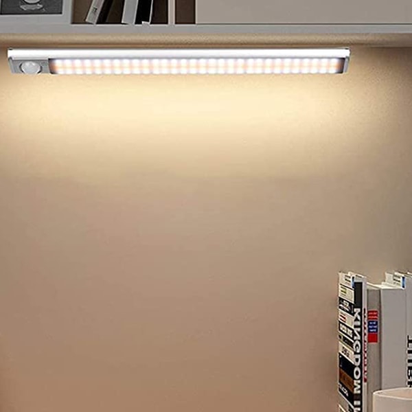 2-pakning 160 LED-skaplys med bevegelsessensor under skaplys