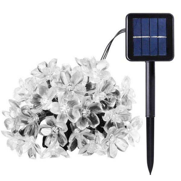 Solar String Flower Lights - Flere LED-lys til hager, gjerder og terrasser