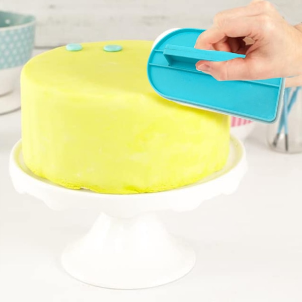 2 stk. Fondant Glatteværktøj Kage Dekorere Glattere Polerer
