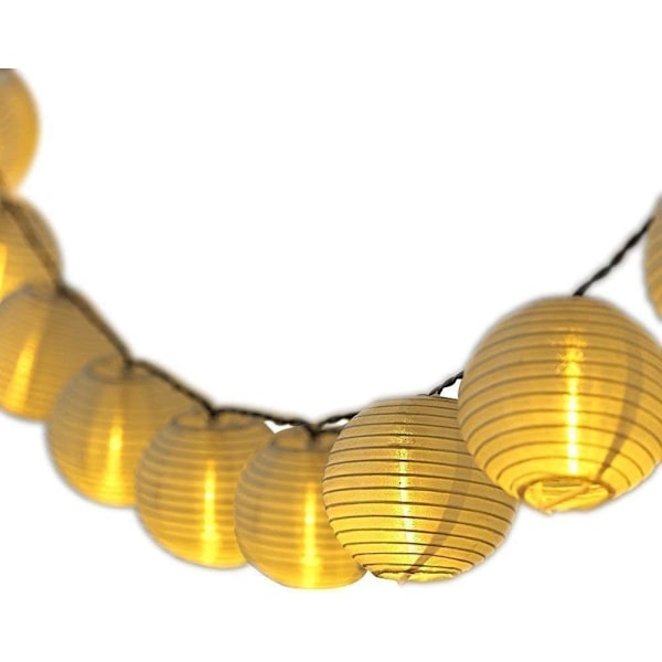 SALCAR 10m LED-lyhtyvalosarja ulkokäyttöön, 40 LED-valoa