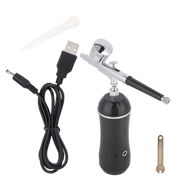 0,3 mm Mini Airbrush Sæt 7CC Luftkompressor Pistol Neglekunst Kropsmaling Værktøj