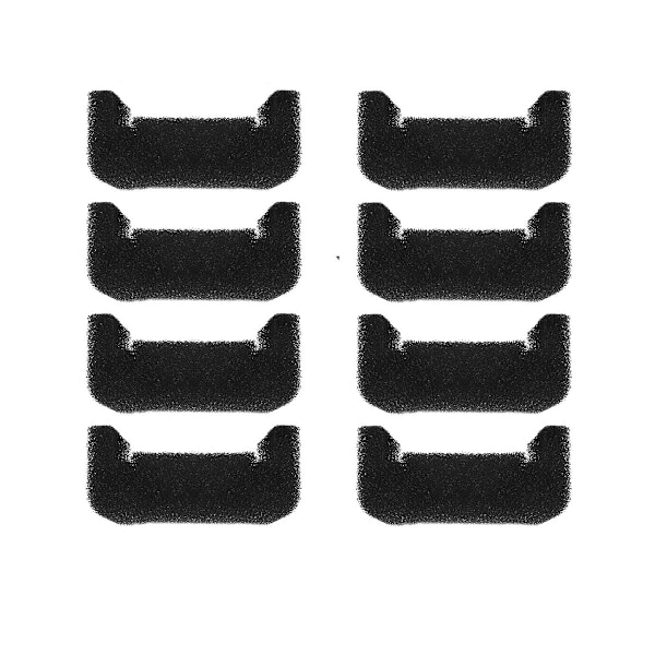 8-pack Skumfilter för Kattvattenfontän, Svampfilter för Kattfontän, Ersättningsfilter för Djurfontän (8-pack)