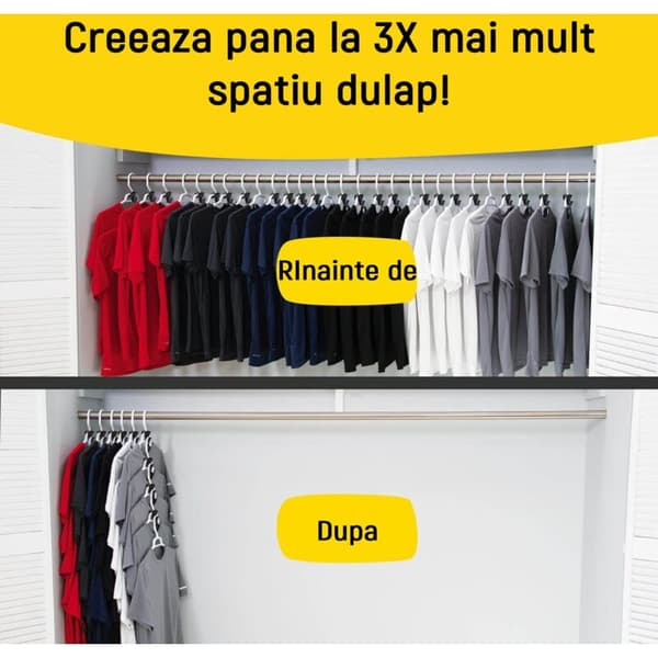 18 ripustuskoukun sarja, ABS, musta