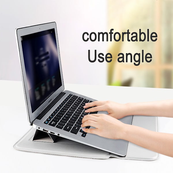 Laptop skyddande fodral skyddande väska, läder skyddande
