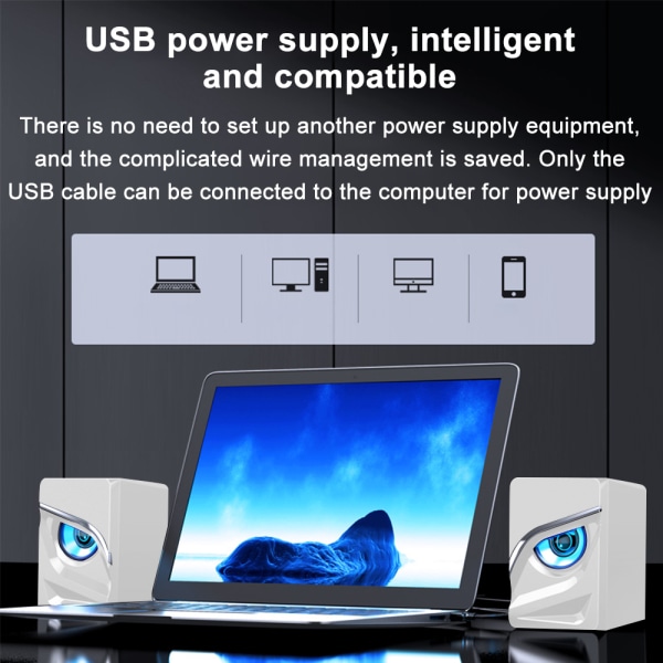 Kablet skrivebords subwoofer for bærbar PC