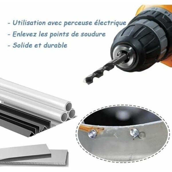 Set med 2-punktsvetsborr - 2 st punktsvetsborr 6 mm, 8 mm