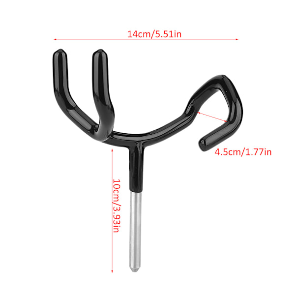 Easy Hood EBh 129 Mikrofonstativ 3-1/2 Tommer Støttebeslag Holder Braket til Bomstang til C-Stativer MiC-Stativer